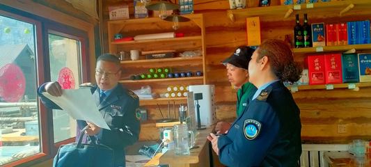 地区开展喀纳斯景区公共场所卫生监督执法检查及培训指导